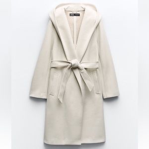 Zara Soft Hooded Coat